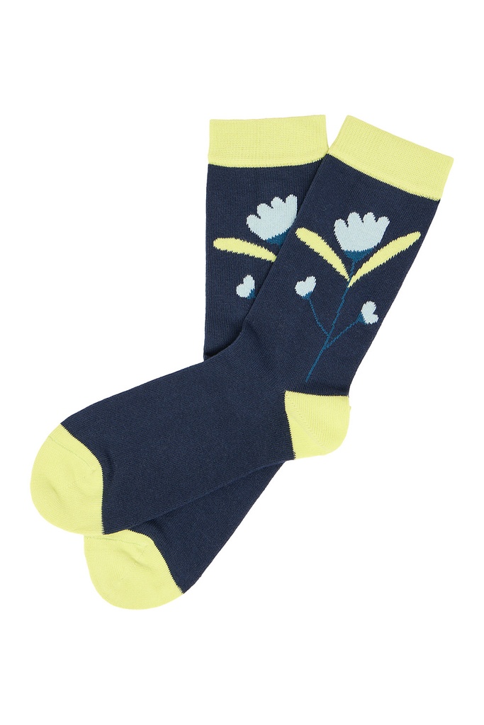 Socken mit floralem Print