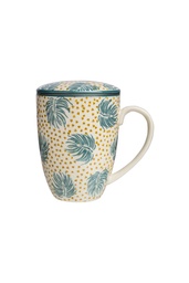 [POR631] Cup with tea strainer BOHO CHIC 400 ml