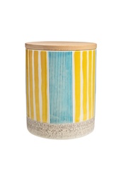 [POR637] Storage tin STRIPES 11 cm