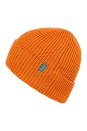 [W24M60] Knitted hat (dark peach)