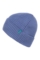 [W24M60] Knitted hat (indigo)