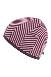 [W24M61] Knitted hat (plum)