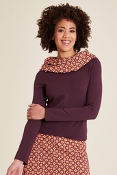 [W24C08] Sweater with a large collar (tiles)