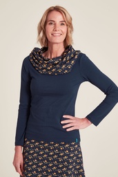 [W24C08] Sweater with a large collar (garland)