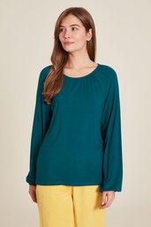 [W24C150] Loose EcoVero™ blouse (bermuda blue)