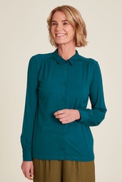 [W24C151] Loose EcoVero™ blouse (bermuda blue)