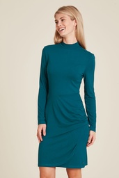 [W24E151] Feminine EcoVero™ dress (bermuda blue)