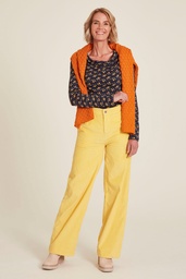 [W24G82] Organic cotton corduroy pants (misty yellow)