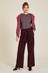 [W24G21] Loose EcoVero™ pants (plum)