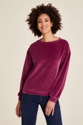 [W24C31] Nicki sweater (red violet)