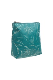 [BAG292] Cosmetic bag PETROL LILY