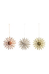 [MX910] Paper pendant STARS, Set of 3