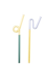 [MX918] Straws RAINBOW, Set of 2