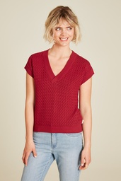 [S25C62] Knitted shirt (anemone)