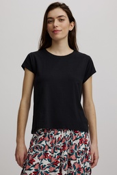 [S25BAS11] Weiches Tencel™ Shirt (black)