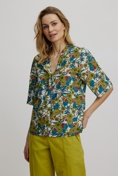 [S25C23] EcoVero™ viscose blouse (bouquet)