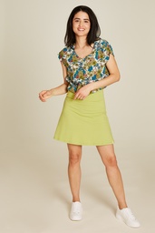 [S25F03] Short jersey skirt (herbal garden)