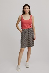 [S25F04] Jersey skirt with pockets (kaleidoscope)