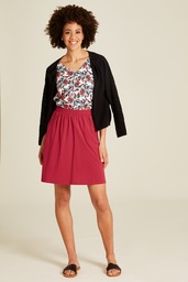 [S25F04] Jersey skirt with pockets (anemone)