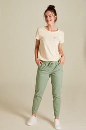 [S25G91] Twill jogger (granite green)