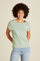 [S25C46] Lässiges Slub-Shirt (granite green)