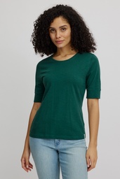 [S25C48] Comfortable slub shirt (rain forest)