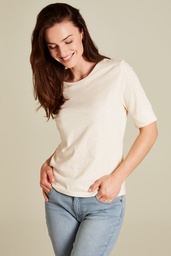 [S25C48] Comfortable slub shirt (warm sand)