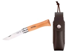 [HO254119] Messer mit Etui (Opinel) Gr. 8